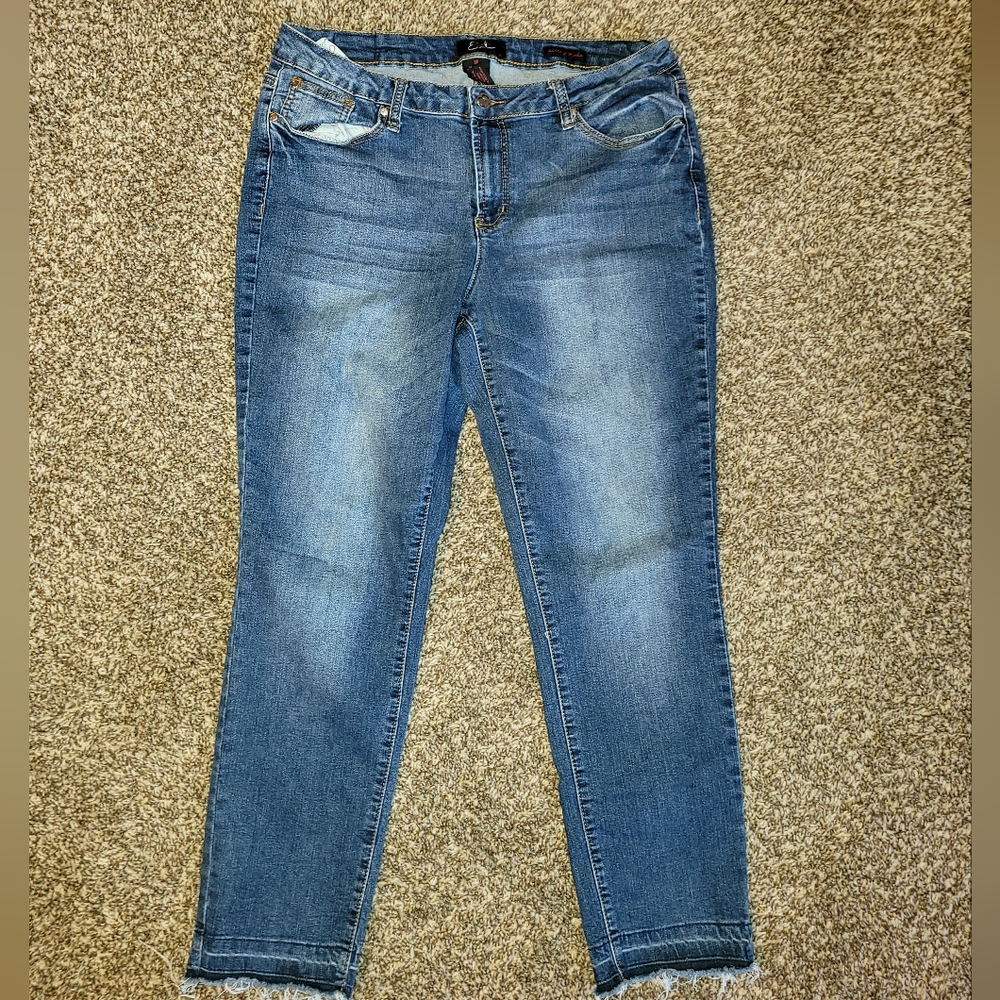 Earl Skinny Ankle Jeans Women's | Color: Blue | Size 16
